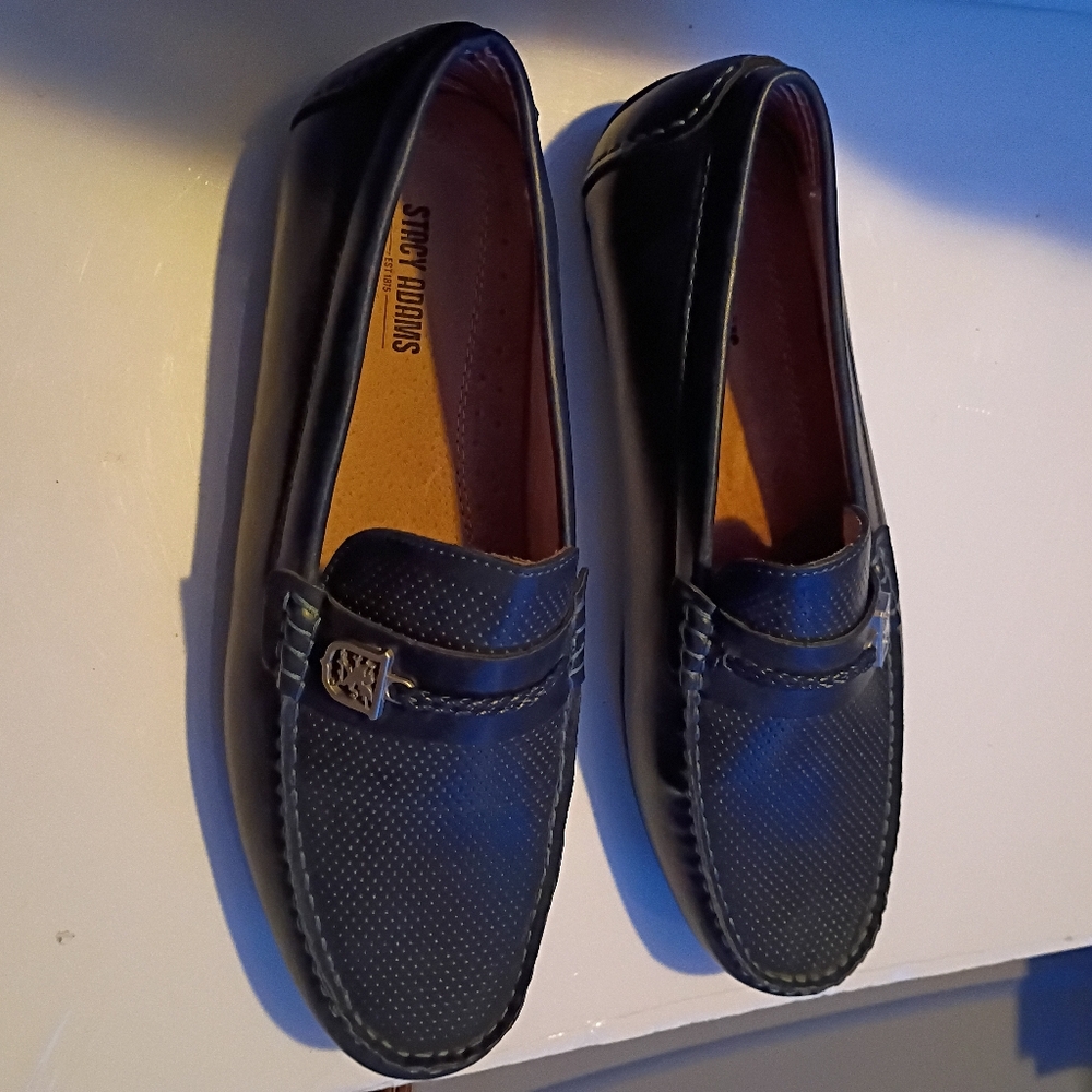 STACY ADAMS Size 9.5M Men’s Corvus Slip on Loafer Driving Style New